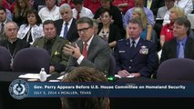 Gov. Perry Appears Before U.S. House Committee on Homeland Security