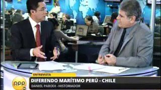 22NOV 1120 TV10 ENTREVISTA A DANIEL PARODI, HISTORIADOR, DIFERENDO MARÍTIMO PERÚ CHILE