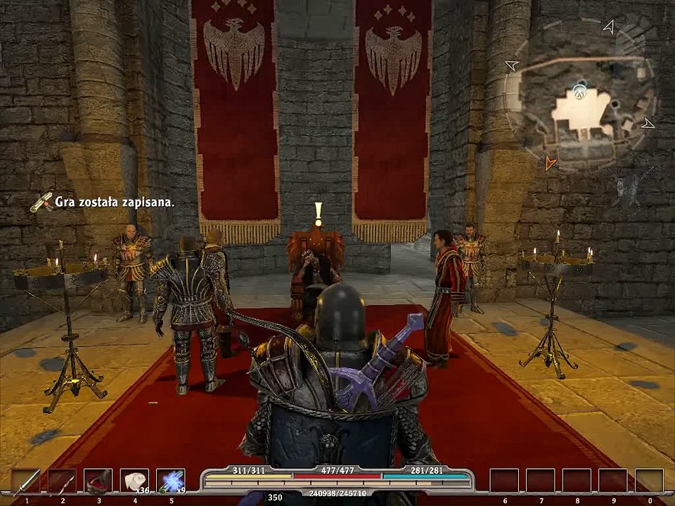 Arcania:Gothic 4 rozmowa z Rhobarem III Diegiem, Miltenem i Lordem Hagenem (HD)