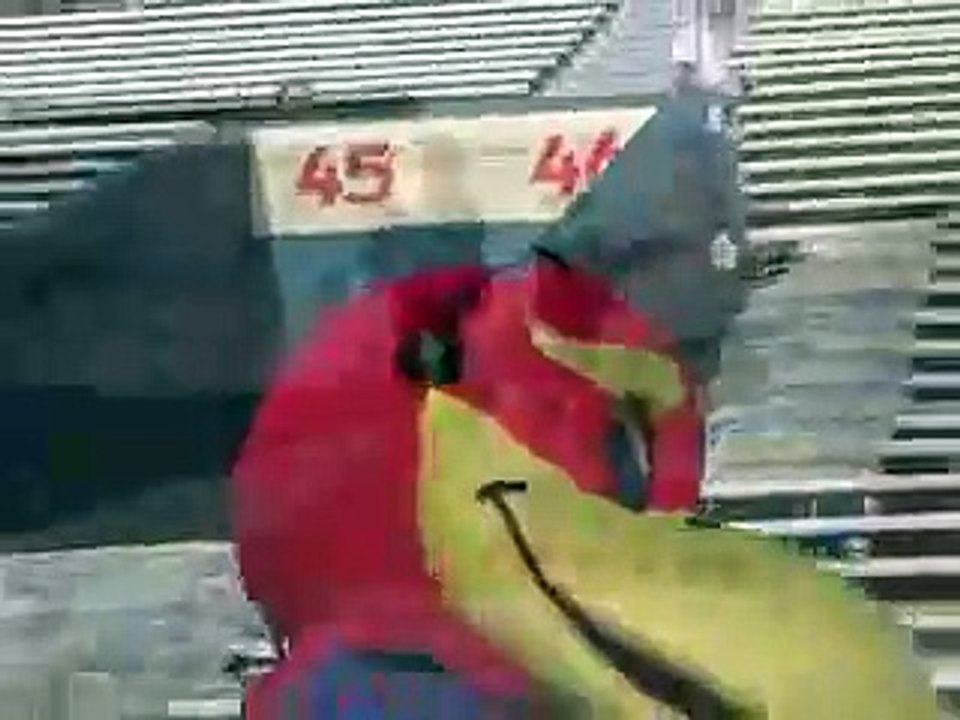 KU Mascots Big Jay and Baby Jay Recycling