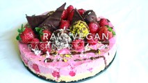 Raspberry Vanilla Cheesecake | RAW VEGAN