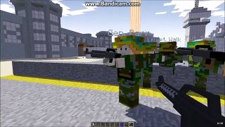 Minecraft Mod showcase! Battle field mod JEEPS, BOATS, 3D GUNS AND MORE!