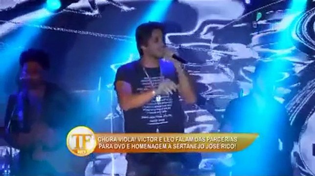 Victor & Leo falam sobre Zé Rico e DVD Irmãos (TV Fama) [Rede TV]