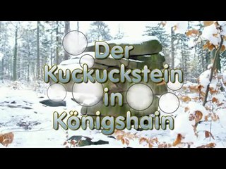 Der Kuckuckstein in Königshain zur Wintersonnenwende 2008