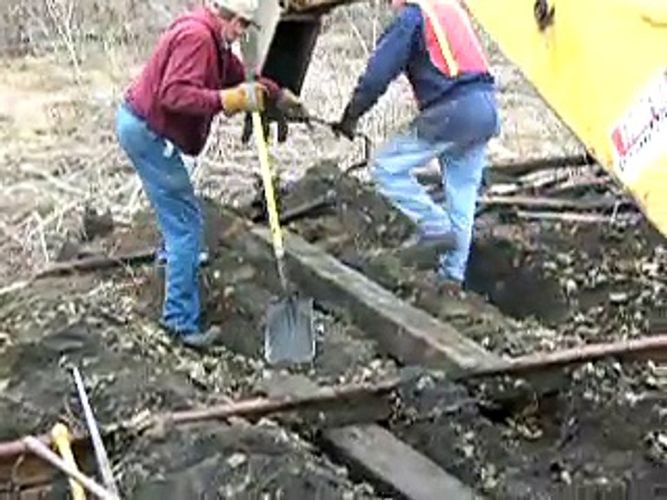 Changing railroad ties