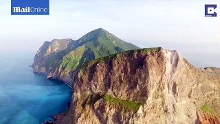 Rare underwater volcano erupts off the coast of Taiwan