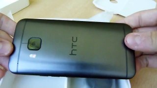 Unboxing du HTC One M9 Gunmetal Grey