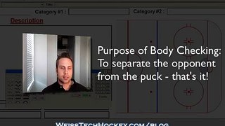 Hockey Body Checking Drills