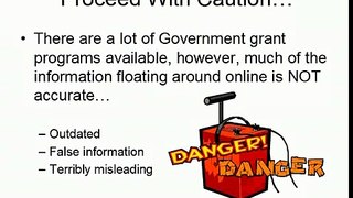 Government Grant Scams - How To Avoid Government Grant Scams (NEW)