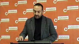 C's - Jordi Cañas. Rueda de prensa 12-01-2009