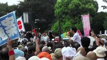 2015.08.30国会前SEALDs奥田愛基さん＆坂本龍一さんノーカット