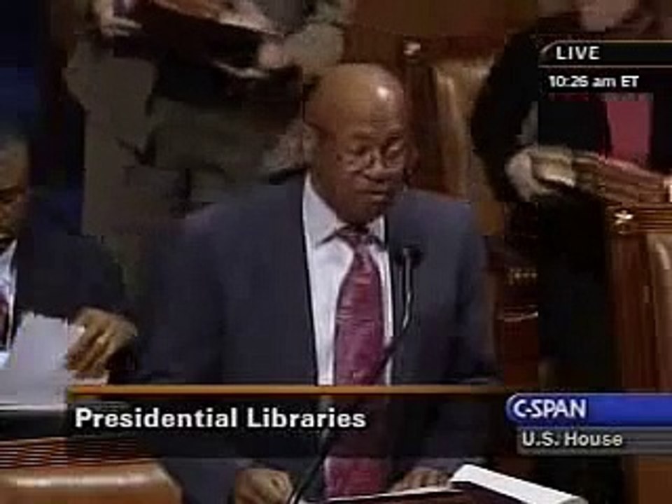 Chairman Towns on Presidential Records