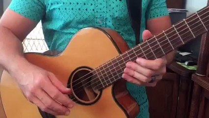 Good Good Father acoustic guitar tutorial lesson for Aden and Rachel