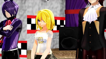 [MMD x FNAF] Chica and her Yaoi ideas ( ͡° ͜ʖ ͡°)