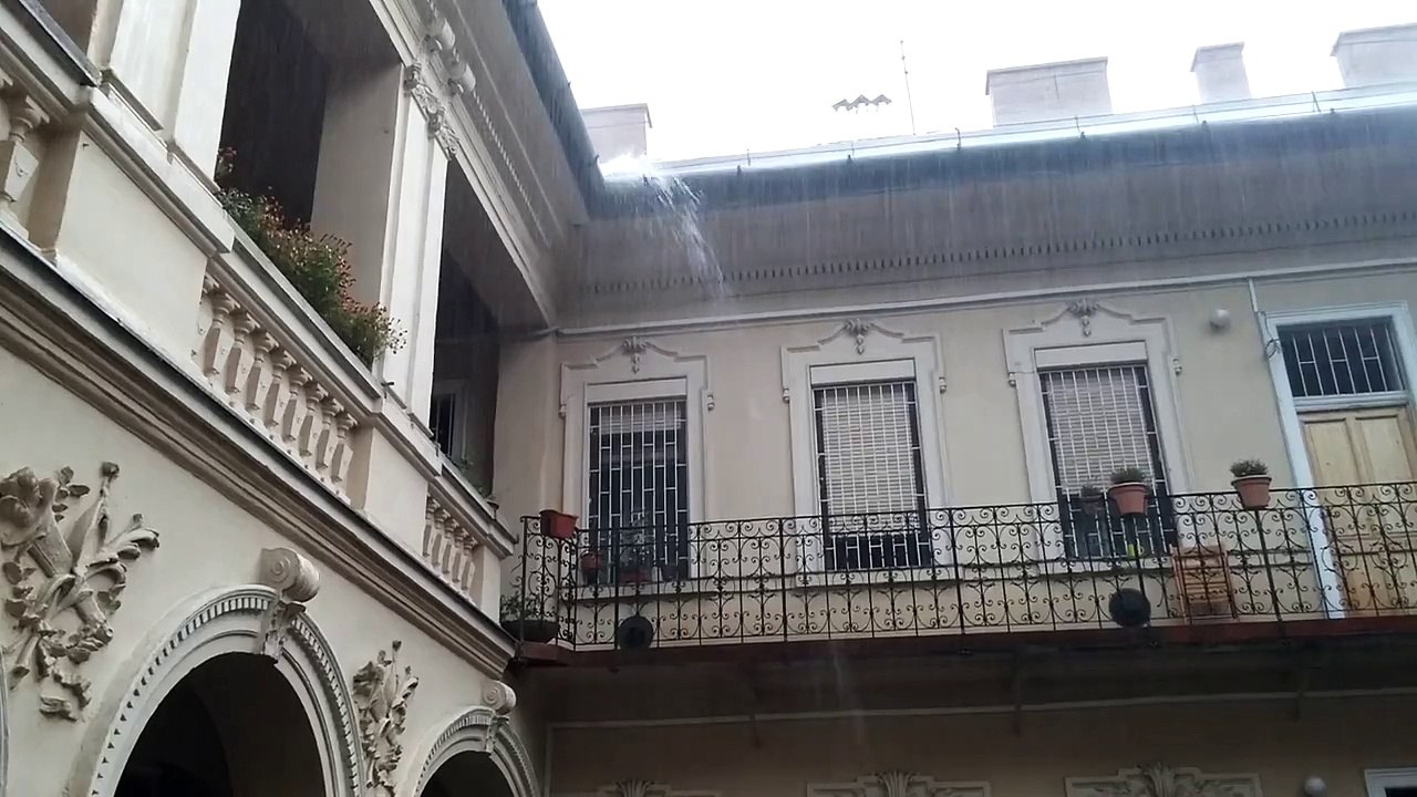 Felhőszakadás, vihar Budapesten - 2015. 08. 17.