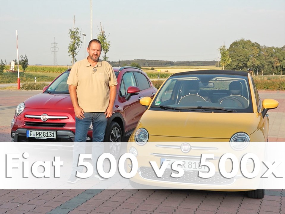 Ungleiche Namensbrüder: Fiat 500 gegen 500x | Auto | Test