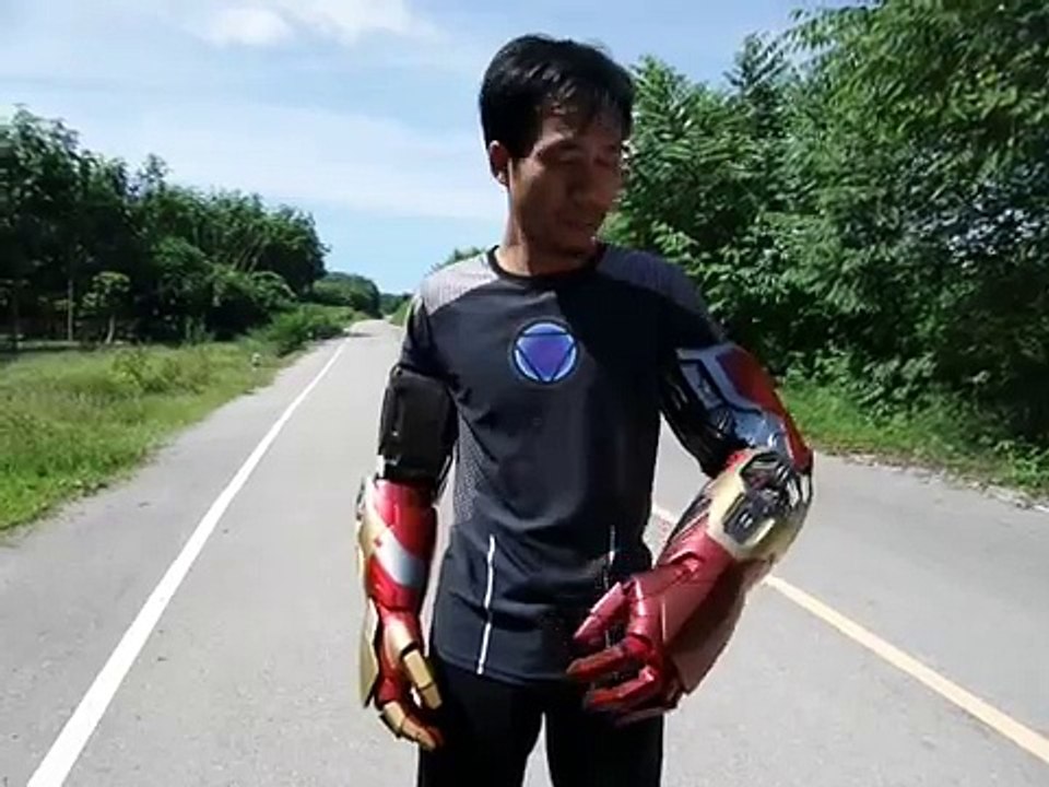 Iron man arm mark42/43 fan made รีวิวแขนไอรอนแมน