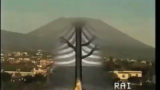 The Vesuvio erupting