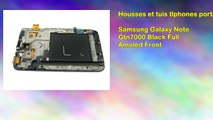 Samsung Galaxy Note Gtn7000 Black Full Amoled Front