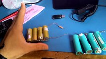 Carregando bateria de Ion de Litio (método caseiro)