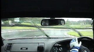 Crash in Fuji Speedway, Japan