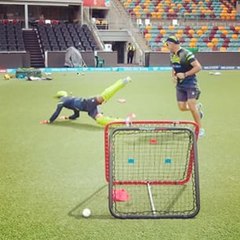 Umar Akmal training with crazy catch