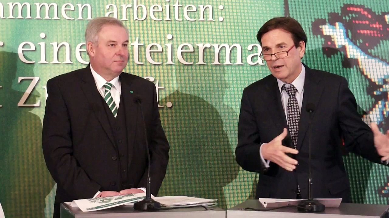 Die steirischen Reformpartner präsentieren Gemeindestrukturreform