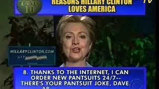 HILLARY'S TOP 10 Reasons She Loves America NEW!