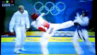 2008 Olympic Taekwondo (PER) Peter Lopez Vs (NGR) Isam Adam Mohammad