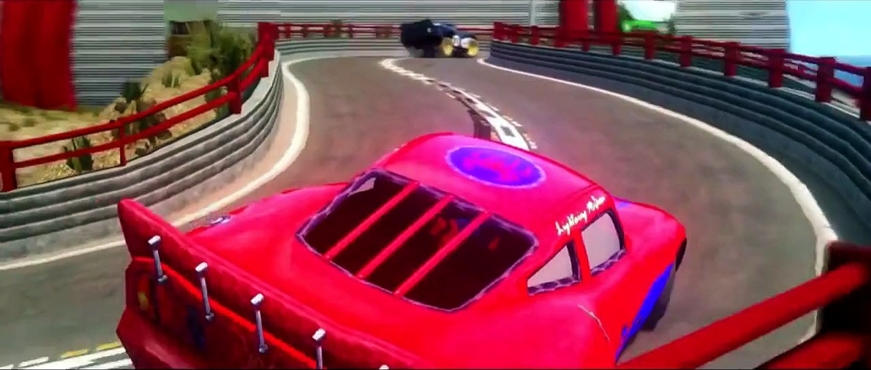 Spider Man & Batman Epic Race Disney Cars - Lightning McQueen dan Custom Mobil