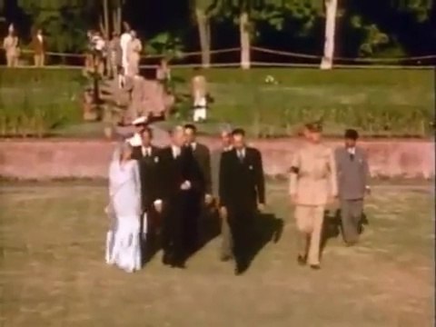1947 India Pakistan Independence rare color video clip (1)