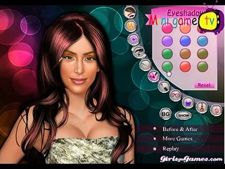 Celebrity Make Up. Avril, Selena Gomez, Kardashian Sisters Make Up