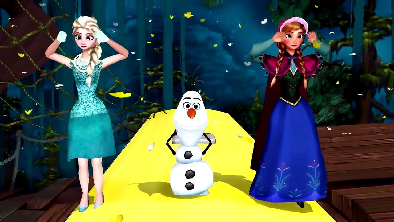 [Kids Songs] Frozen Songs Wheels on the Bus Anna Elsa Olaf [Frozen]