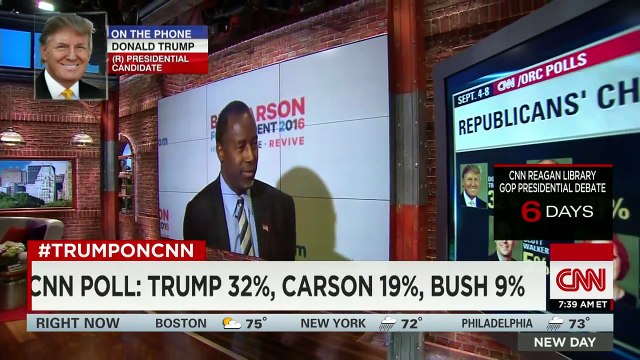 Donald Trump fires back at Ben Carson