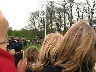 Mary king falling off at badminton horse trials 2008