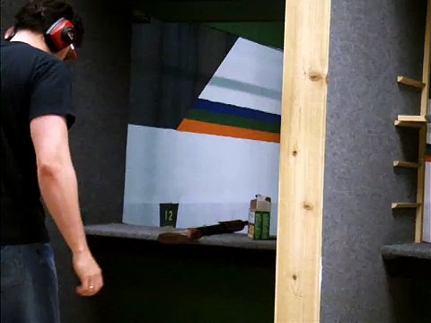 Fallout 3 - The Vault 101 saw a super mutant and got his combat shotgun...