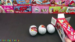 3 Zaini Surprise Eggs Unboxing   Disney Pixar Cars Toys
