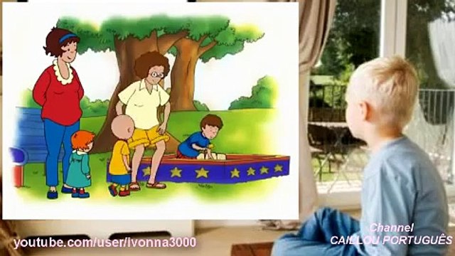 Caillou cartoon 2015 Caillou meets robbie Caillou em Português