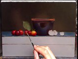Cherry still life - oil painting time lapse