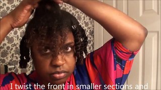 How To Maintain Your Natural Hair Twistout for UP TO 3 WEEKS! Tutorial