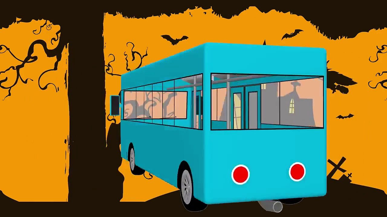 Wheels On The Bus   HALLOWEEN Family   Nursery Rhyme   Song for Children   Animated Surprise Eggs