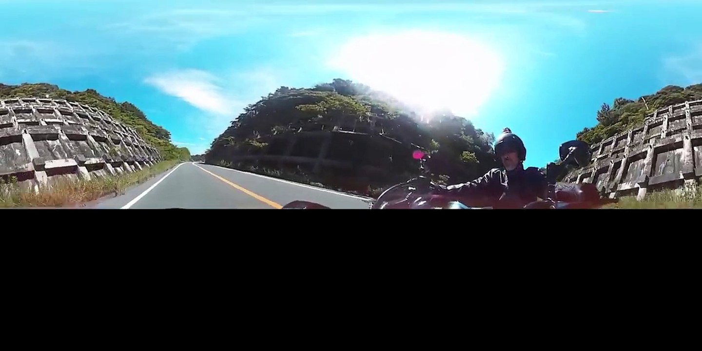 ツーリング風景2 _ハンドル周辺に装着（オリジナル動画）