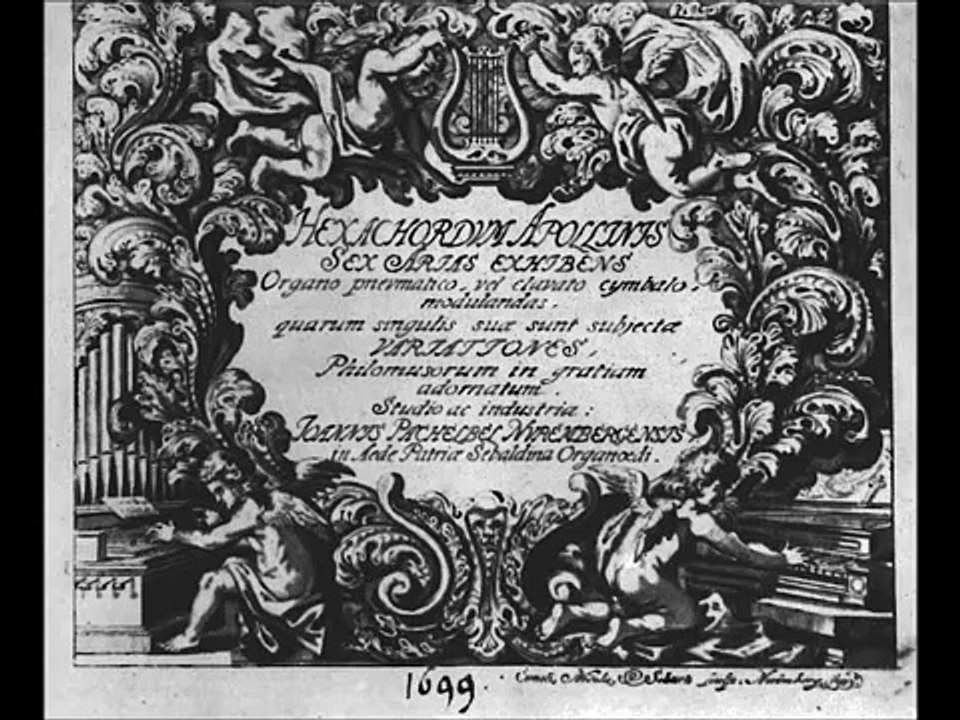 HEXACORDUM APOLLNIS - J.PACHELBEL ( Harpsichord )