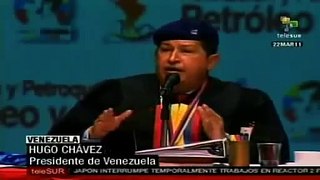 Chávez: El petróleo es el motivo de la intervención en Libia