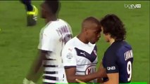 Edinson Cavani Fights with Maurice Belay PSG 2-2 Bordeaux 11.09.2015
