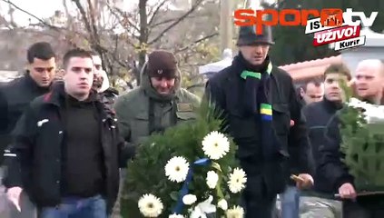 Dusan Ivkovic, Sırp taraftarın cenazesinde