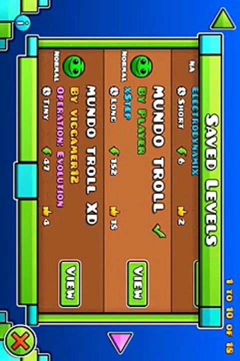 jugando geometry dash 2