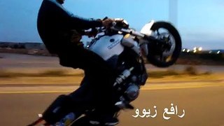 Benghazi Street Bikers Stunts رافع زيوو و كورية