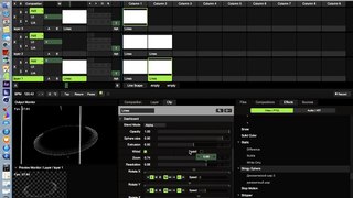 Resolume Arena tutorial effects and sources