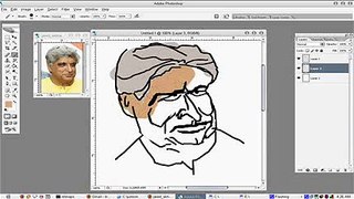 How to draw a Caricature using Photoshop